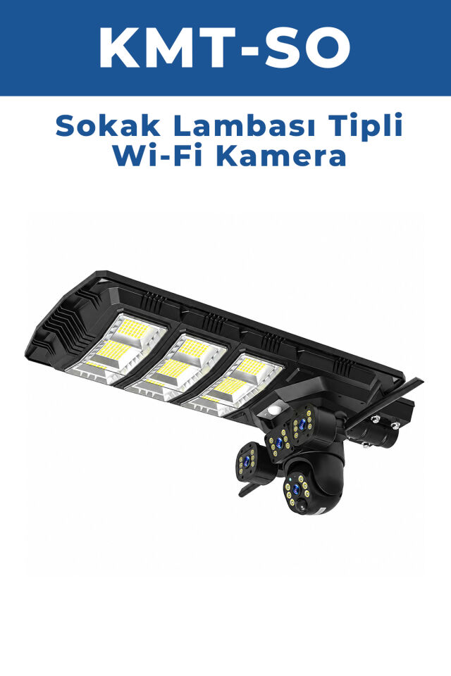 KMT-SO Güneş Enerjili Güvenlik Kamerası – 4G/Wi-Fi, Gece Görüşlü Dış Mekan Kamera