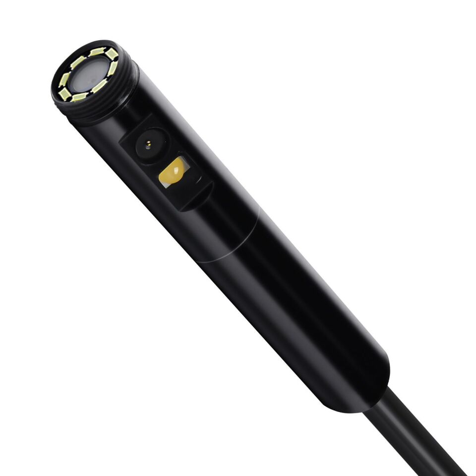 KMT-2K Android/iOS Uyumlu 720P Yılan 2 Kameralı Endoskop Kamera – Araç Motor ve Boru Kontrol Kamerası Telefon Bağlantılı